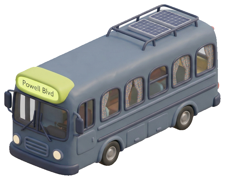 Headway — converted 2011 New Flyer, ex-Route 9 Powell