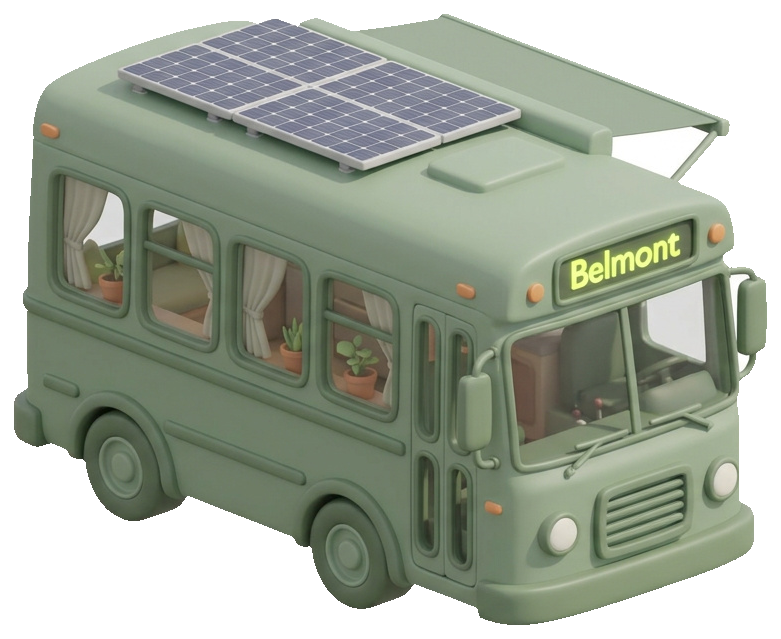 The Stanchion — converted 2007 Gillig Low Floor, ex-Route 15 Belmont