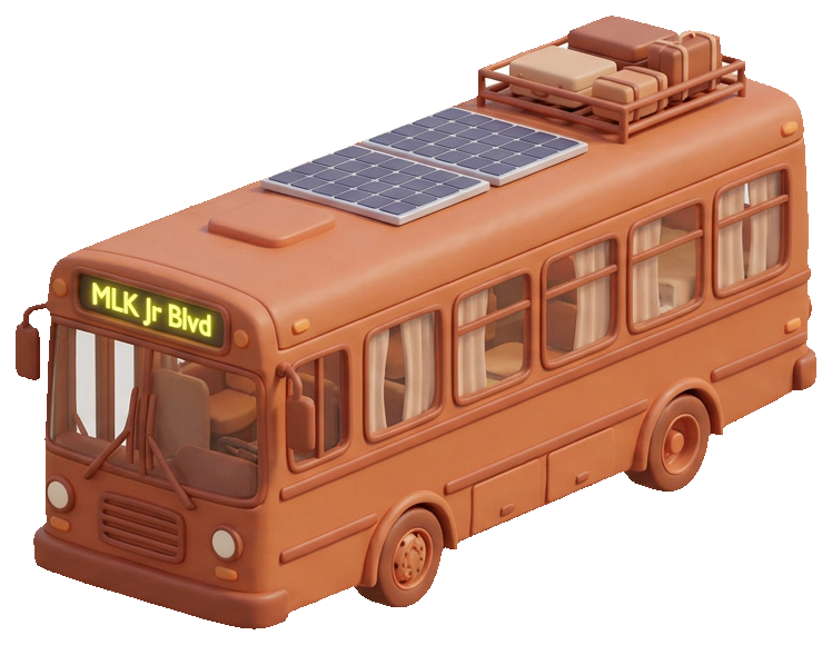Transfer — converted 2010 New Flyer, ex-Route 6 Martin Luther King
